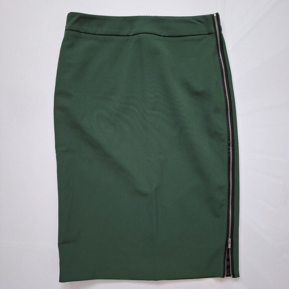 Zara Green Zipper Skirt